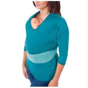 NuRoo Pocket‎ Carrier 3/4 Sleeve Teal L/XL